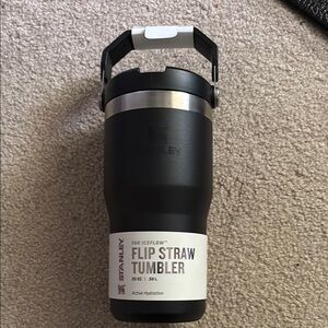 Stanley Black IceFlow Tumbler with Flip Straw